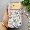 قاب گوشی iPhone 16 آیفون اورجینال یونیک کیس چرمی لاکچری محافظ لنزدار طرح پروانه کیوت کد 154174