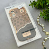 قاب گوشی iPhone 16 آیفون اورجینال یونیک کیس چرمی لاکچری محافظ لنزدار طرح پلنگی کیوت کد 154176