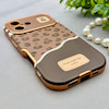 قاب گوشی iPhone 16 آیفون اورجینال یونیک کیس چرمی لاکچری محافظ لنزدار طرح پلنگی کیوت کد 154176