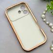 قاب گوشی iPhone 16 آیفون اورجینال یونیک کیس چرمی لاکچری محافظ لنزدار طرح گل کیوت کد 154178