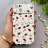 قاب گوشی iPhone 13 آیفون اورجینال یونیک کیس چرمی لاکچری محافظ لنزدار طرح گل کیوت کد 154179