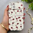 قاب گوشی iPhone 13 آیفون اورجینال یونیک کیس چرمی لاکچری محافظ لنزدار طرح گل کیوت کد 154179