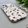 قاب گوشی iPhone 13 آیفون اورجینال یونیک کیس چرمی لاکچری محافظ لنزدار طرح گل کیوت کد 154179