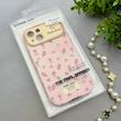 قاب گوشی iPhone 13 آیفون اورجینال یونیک کیس چرمی لاکچری محافظ لنزدار طرح گل کیوت کد 154181