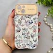 قاب گوشی iPhone 13 آیفون اورجینال یونیک کیس چرمی لاکچری محافظ لنزدار طرح پروانه کیوت کد 154182