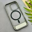 قاب گوشی iPhone 16 Pro آیفون استندشو مگ سیف دار اورجینال مات تیتانیوم کد 156253