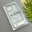 قاب گوشی iPhone 16 Pro Max آیفون استندشو مگ سیف دار اورجینال مات نقره ای کد 156255