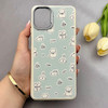 قاب گوشی Galaxy A07 سامسونگ لدر کیس سیلیکونی فانتزی لنز سیلور طرح گربه کیوت کد 157039