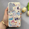 قاب گوشی Galaxy A37 سامسونگ لدر کیس سیلیکونی فانتزی لنز سیلور طرح گربه کیوت کد 157080