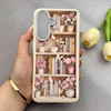قاب گوشی Galaxy A37 سامسونگ لدر کیس سیلیکونی فانتزی لنز سیلور طرح کتابخونه کیوت کد 157084