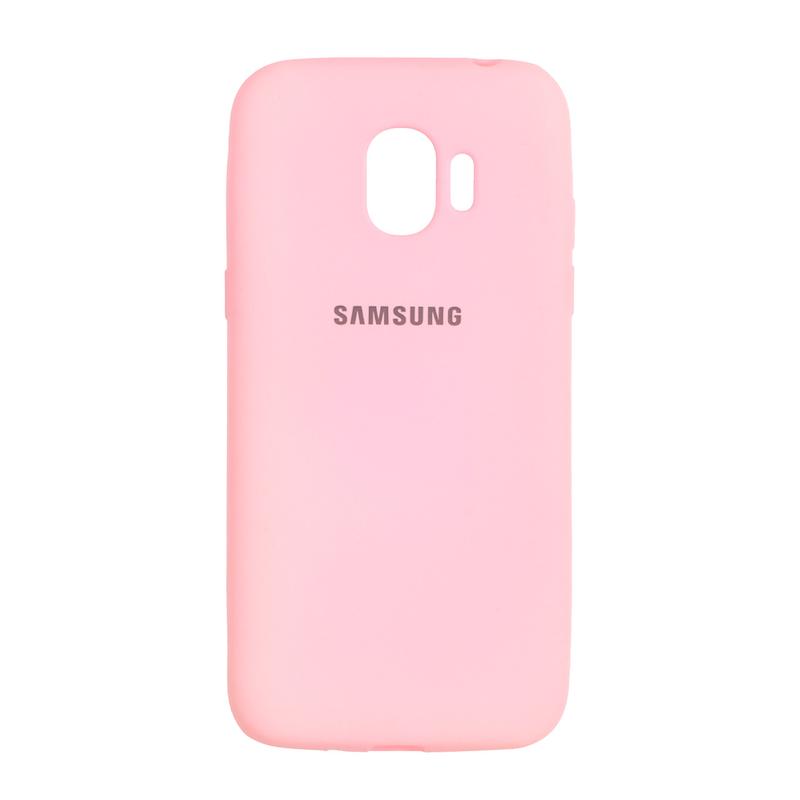 قاب گوشی Galaxy J2 Pro سامسونگ طرح سیلیکونی ژله ای TPU صورتی کد 99097