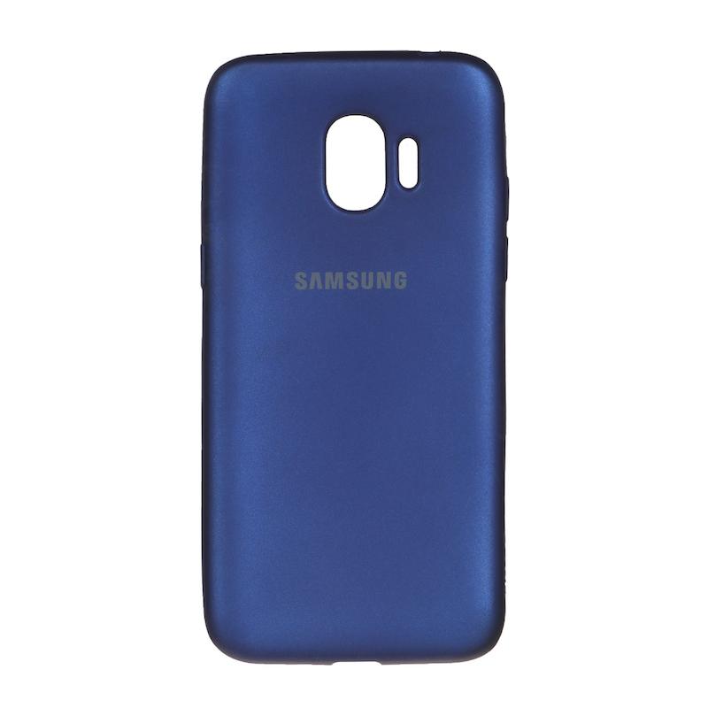 قاب گوشی Galaxy J2 Pro سامسونگ طرح سیلیکونی ژله ای TPU آبی تیره کد 99100