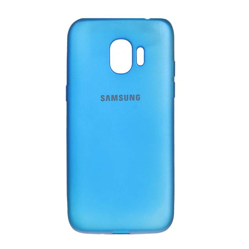 قاب گوشی Galaxy J2 Pro سامسونگ طرح سیلیکونی ژله ای TPU آبی کد 99102