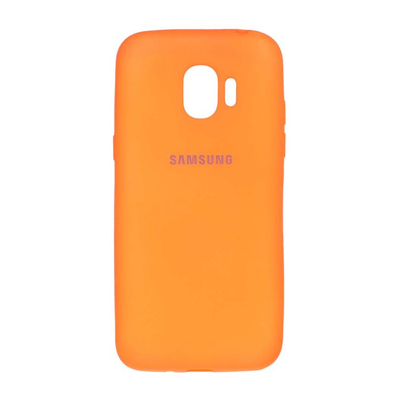قاب گوشی Galaxy J2 Pro سامسونگ طرح سیلیکونی ژله ای TPU نارنجی کد 99104