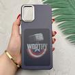 قاب گوشی Galaxy A06 سامسونگ فانتزی اسپرت HARD لنز سیلور طرح WORTHY کد 156500