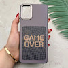 قاب گوشی Galaxy A06 سامسونگ فانتزی اسپرت HARD لنز سیلور طرح GAME OVER کد 156502