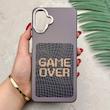 قاب گوشی Galaxy A07 سامسونگ فانتزی اسپرت HARD لنز سیلور طرح GAME OVER کد 156507