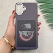 قاب گوشی Galaxy A07 سامسونگ فانتزی اسپرت HARD لنز سیلور طرح WORTHY کد 156513