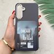 قاب گوشی Galaxy A16 سامسونگ فانتزی اسپرت HARD لنز سیلور طرح CHICAGO کد 156521
