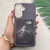 قاب گوشی Galaxy A36 سامسونگ فانتزی اسپرت HARD لنز سیلور طرح The North Face کد 156543