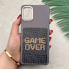 قاب گوشی Galaxy A51 سامسونگ فانتزی اسپرت HARD لنز سیلور طرح GAME OVER کد 156561