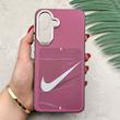 قاب گوشی Galaxy A56 سامسونگ فانتزی اسپرت HARD لنز سیلور طرح NIKE کد 156571