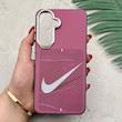 قاب گوشی Galaxy A57 سامسونگ فانتزی اسپرت HARD لنز سیلور طرح NIKE کد 156579