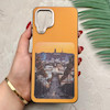 قاب گوشی Galaxy A12 - M12 سامسونگ فانتزی اسپرت HARD لنز سیلور طرح HOLLYWOOD کد 156586