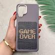 قاب گوشی Galaxy A12 - M12 سامسونگ فانتزی اسپرت HARD لنز سیلور طرح GAME OVER کد 156587