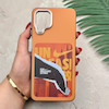 قاب گوشی Galaxy A12 - M12 سامسونگ فانتزی اسپرت HARD لنز سیلور طرح NIKE کد 156590