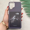 قاب گوشی Galaxy A12 - M12 سامسونگ فانتزی اسپرت HARD لنز سیلور طرح The North Face کد 156593