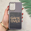 قاب گوشی Galaxy A32 4G سامسونگ فانتزی اسپرت HARD لنز سیلور طرح GAME OVER کد 156606