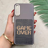 قاب گوشی Galaxy A30S - A50S - A50 سامسونگ فانتزی اسپرت HARD لنز سیلور طرح GAME OVER کد 156621