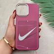 قاب گوشی iPhone 13 Pro Max آیفون فانتزی اسپرت HARD لنز سیلور طرح NIKE کد 156637