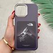قاب گوشی iPhone 13 Pro Max آیفون فانتزی اسپرت HARD لنز سیلور طرح The North Face کد 156642