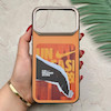 قاب گوشی iPhone 17 Pro Max آیفون فانتزی اسپرت HARD لنز سیلور طرح NIKE کد 156656