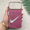 قاب گوشی iPhone 17 Pro Max آیفون فانتزی اسپرت HARD لنز سیلور طرح NIKE کد 156658