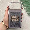 قاب گوشی iPhone 17 Pro Max آیفون فانتزی اسپرت HARD لنز سیلور طرح GAME OVER کد 156661