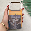 قاب گوشی iPhone 17 Pro آیفون فانتزی اسپرت HARD لنز سیلور طرح HOLLYWOOD کد 156665