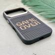 قاب گوشی iPhone 17 Pro آیفون فانتزی اسپرت HARD لنز سیلور طرح GAME OVER کد 156666