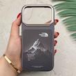 قاب گوشی iPhone 17 Pro آیفون فانتزی اسپرت HARD لنز سیلور طرح The North Face کد 156673