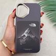 قاب گوشی iPhone 16 آیفون فانتزی اسپرت HARD لنز سیلور طرح The North Face کد 156674