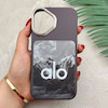 قاب گوشی iPhone 16 آیفون فانتزی اسپرت HARD لنز سیلور طرح alo کد 156682