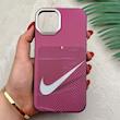 قاب گوشی iPhone 13 - 14 آیفون فانتزی اسپرت HARD لنز سیلور طرح NIKE کد 156687