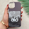 قاب گوشی iPhone 13 - 14 آیفون فانتزی اسپرت HARD لنز سیلور طرح alo کد 156688