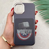 قاب گوشی iPhone 13 - 14 آیفون فانتزی اسپرت HARD لنز سیلور طرح WORTHY کد 156689
