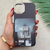قاب گوشی iPhone 13 - 14 آیفون فانتزی اسپرت HARD لنز سیلور طرح CHICAGO کد 156690