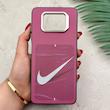 قاب گوشی Poco X3 - Poco X3 Pro شیائومی فانتزی اسپرت HARD لنز سیلور طرح NIKE کد 156699