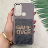 قاب گوشی Redmi Note 8 - Redmi Note 8 2021 شیائومی فانتزی اسپرت HARD لنز سیلور طرح GAME OVER کد 156739