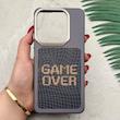قاب گوشی Redmi Note 14 4G شیائومی فانتزی اسپرت HARD لنز سیلور طرح GAME OVER کد 156800